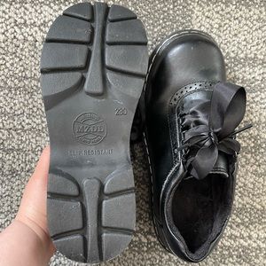 Meizudongli MDZK | Handmade Black Leather Chunky Shoes